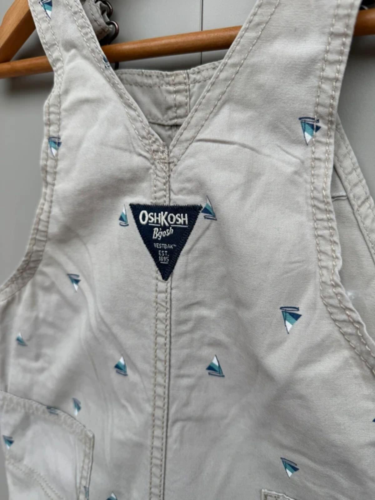Oshkosh Boat Shortall Dungarees 24M