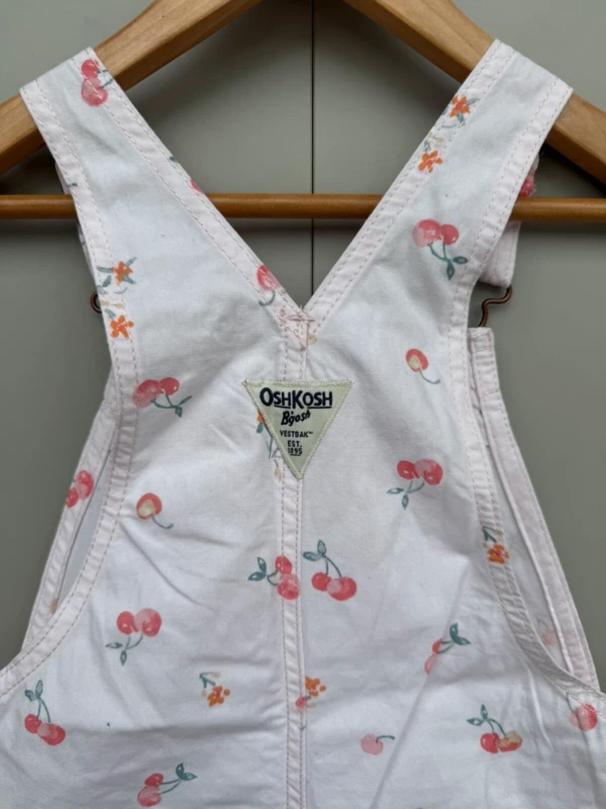 Oshkosh Cherry Shortall Dungarees 5T