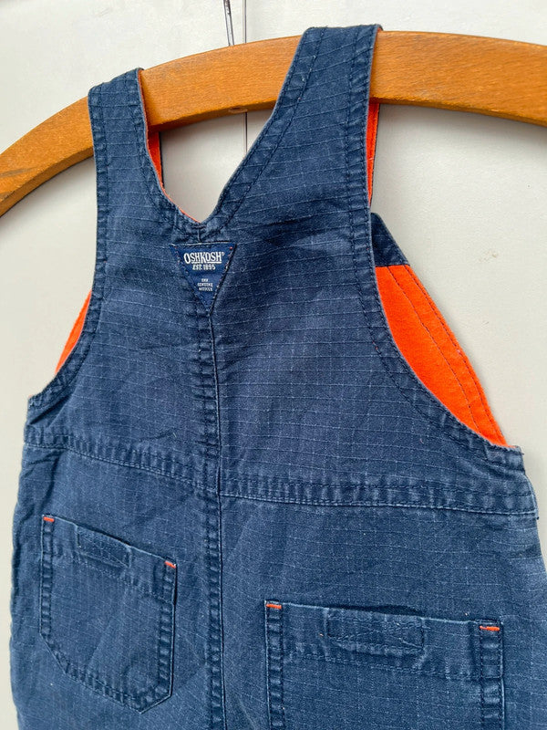 Oshkosh Vintage Navy Cargo Dungarees 3-6M