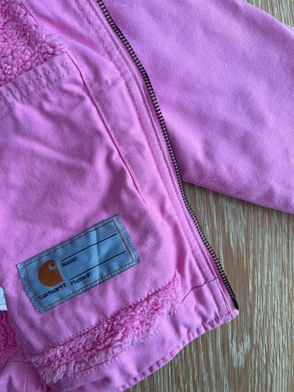 Carhartt Insulated Pink Jacket XS (6)