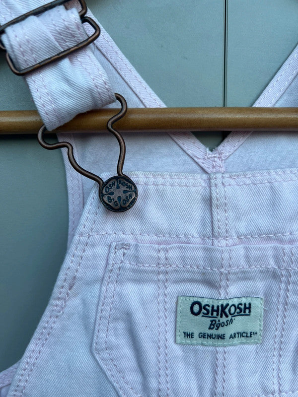 Oshkosh Rose Pink Dungarees 3M