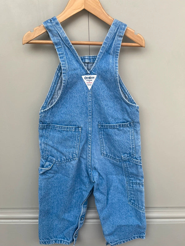 Oshkosh Vintage Light Denim Dungarees 3T