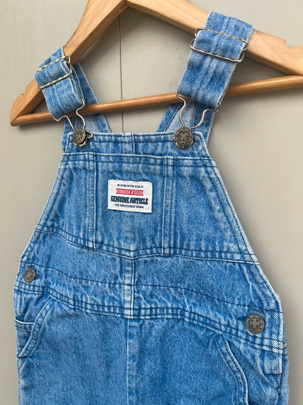 Oshkosh Vintage Light Denim Dungarees 3T