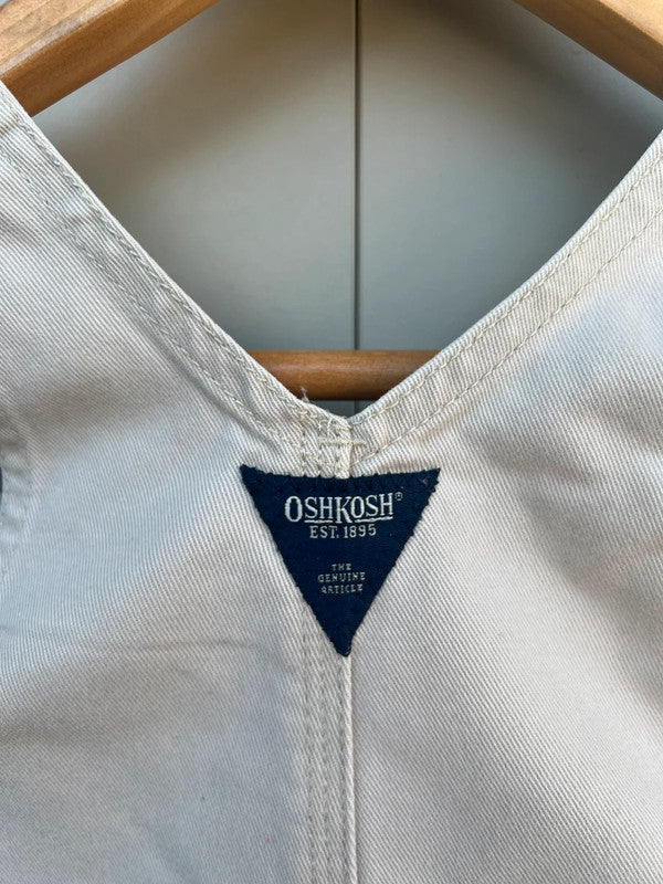 Oshkosh Vintage Cotton Shortalls 3/6M