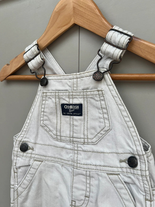 Oshkosh Off-White Dungarees 6M