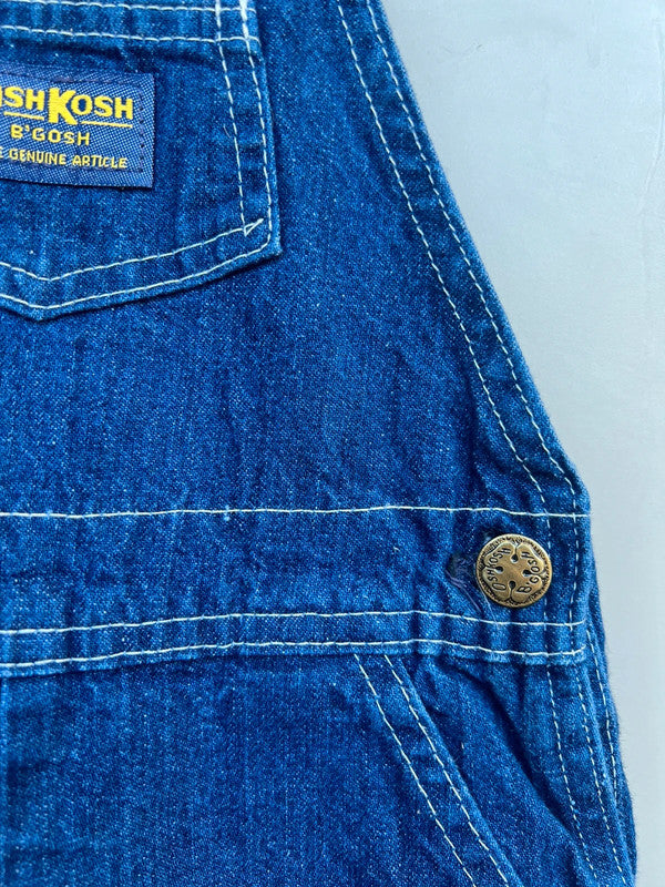 Oshkosh Vintage Denim Shortall Dungarees 18M