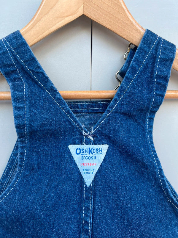 Oshkosh Vintage Denim Shortall Dungarees 18M