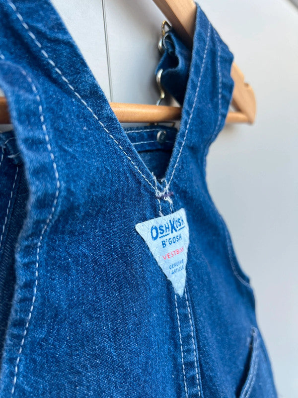 Oshkosh Vintage Denim Shortall Dungarees 18M