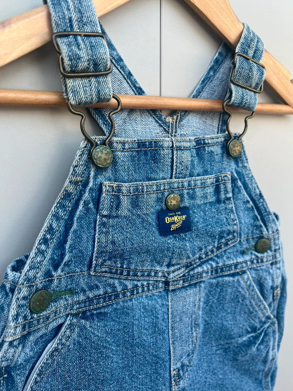 Oshkosh Vintage Denim Shortall Dungarees 12M