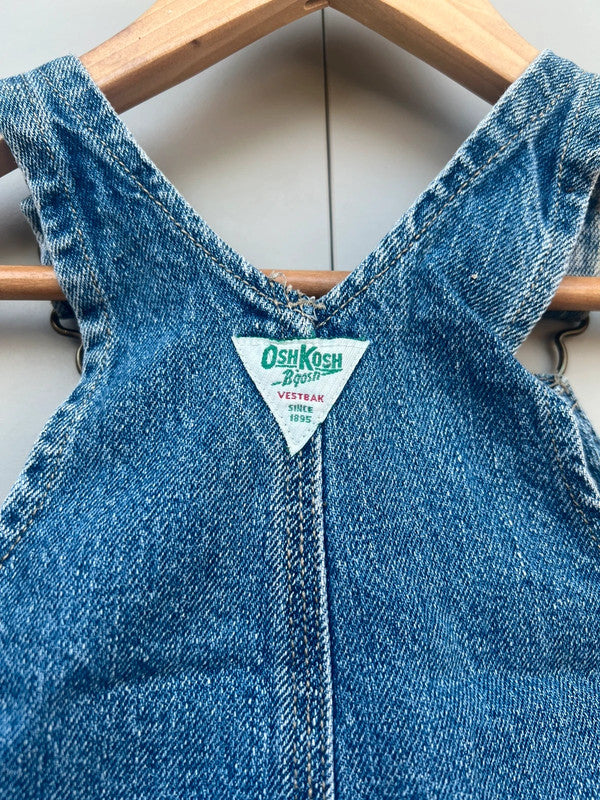 Oshkosh Vintage Denim Shortall Dungarees 12M
