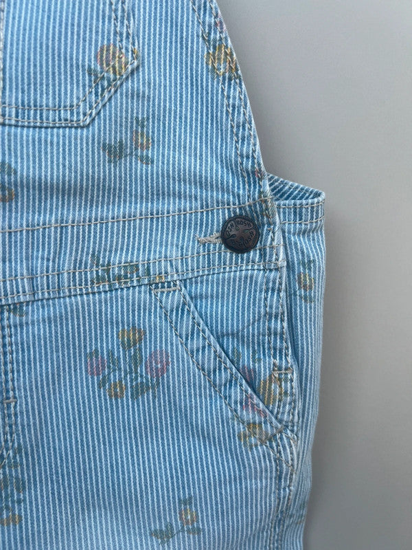 Oshkosh Striped Shortall Dungarees 24M
