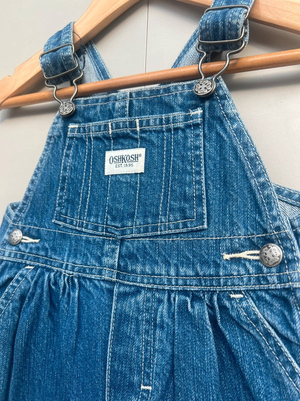 Oshkosh Vintage Denim Shortall Dungarees 12M