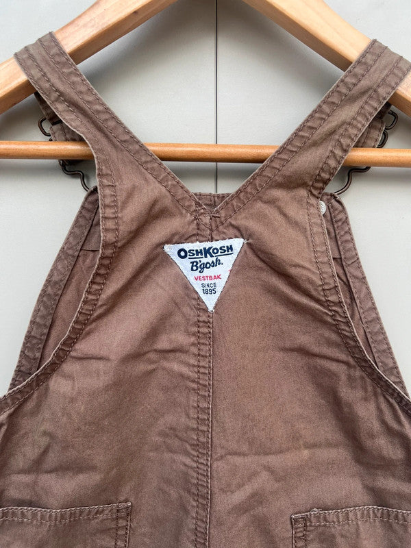Oshkosh Brown Shortall Dungarees 18M