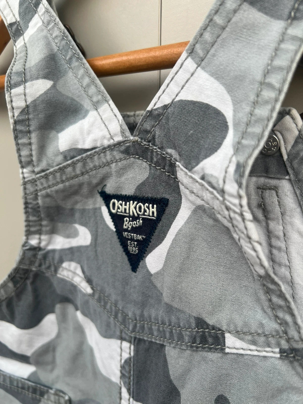 Oshkosh Camouflage Shortall Dungarees 24M