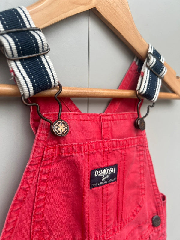 Oshkosh Red Dungarees 18M