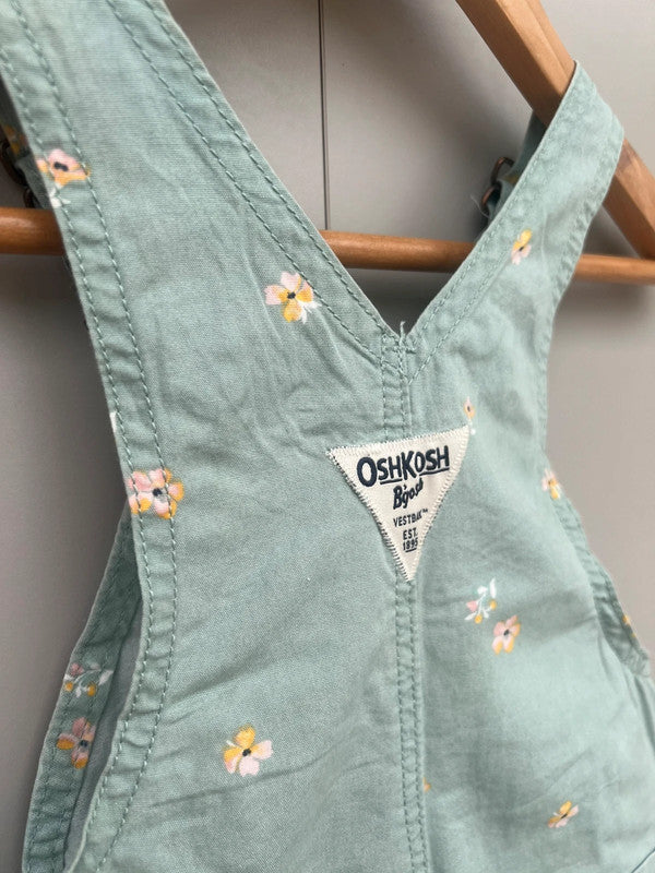 Oshkosh Floral Shortalls 18M