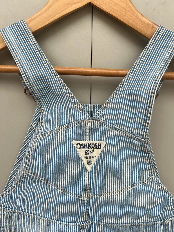 Oshkosh Striped Shortall Dungarees 24M