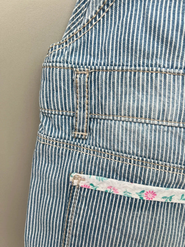 Oshkosh Striped Shortall Dungarees 24M