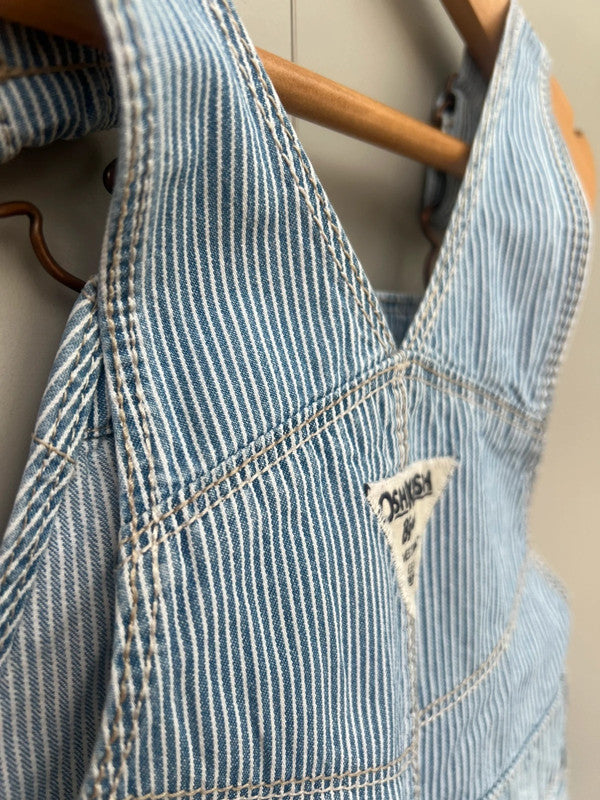 Oshkosh Striped Shortall Dungarees 24M