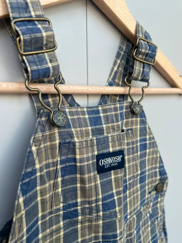 Oshkosh Vintage Khaki Shortalls 12M