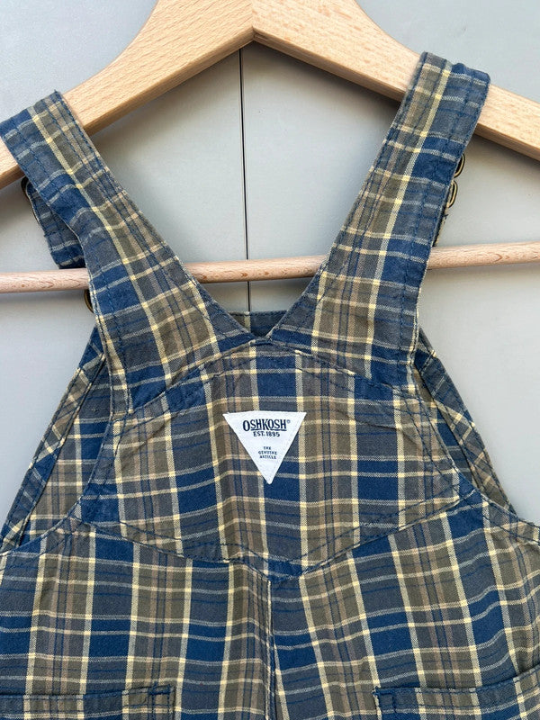 Oshkosh Vintage Khaki Shortalls 12M
