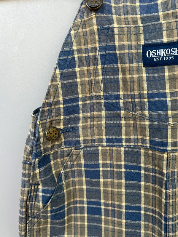 Oshkosh Vintage Khaki Shortalls 12M