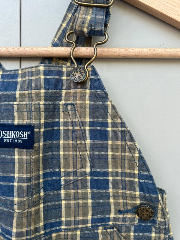 Oshkosh Vintage Khaki Shortalls 12M