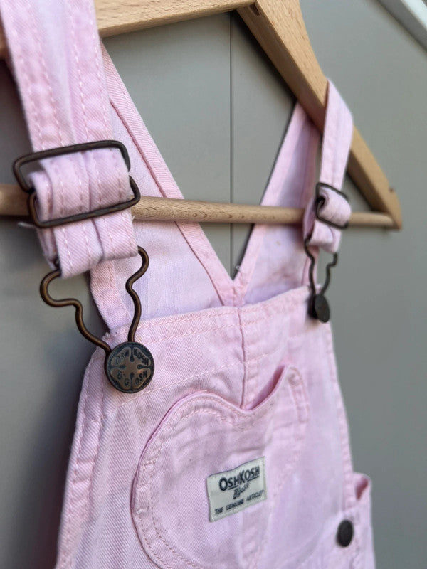 Oshkosh Rose Shortalls 4T