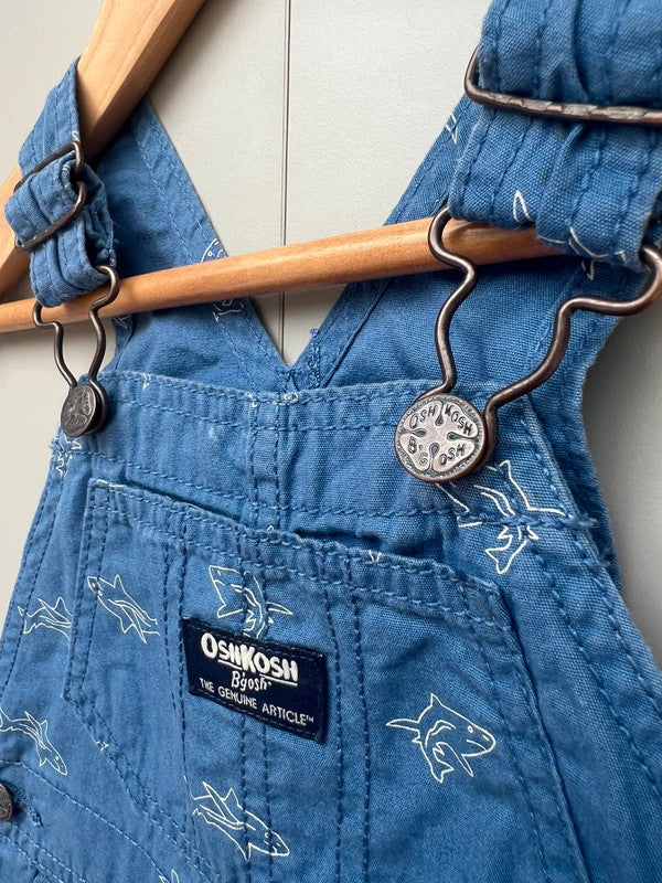 Oshkosh Shark Shortall Dungaree 18M