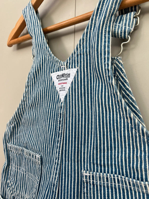 Oshkosh Vintage Hickory Shortalls 12M