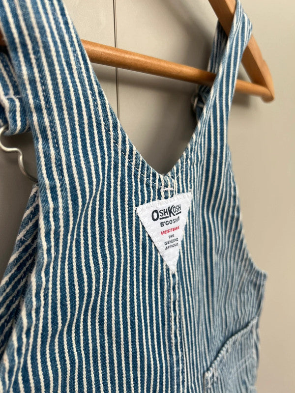 Oshkosh Vintage Hickory Shortalls 12M