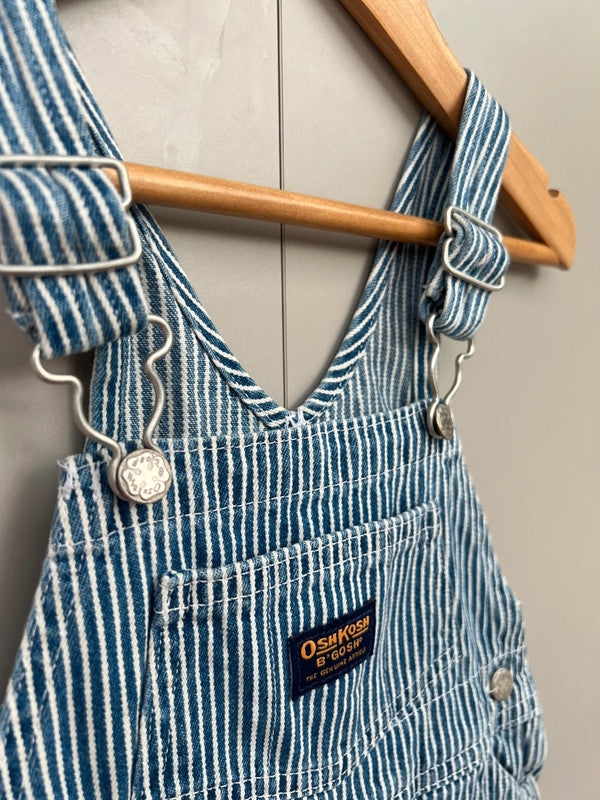 Oshkosh Vintage Hickory Shortalls 12M