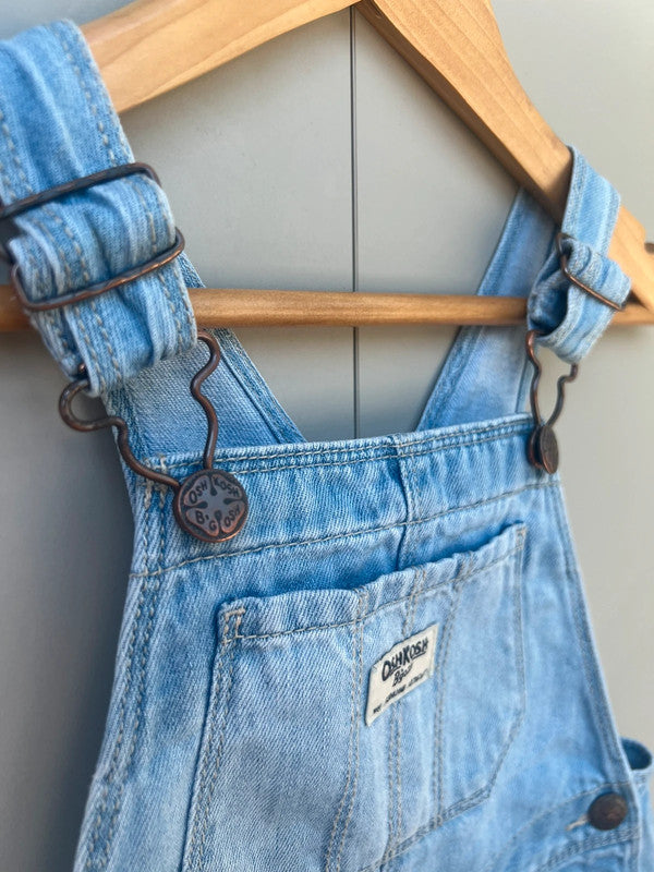 Oshkosh Denim Floral Dungarees 3T