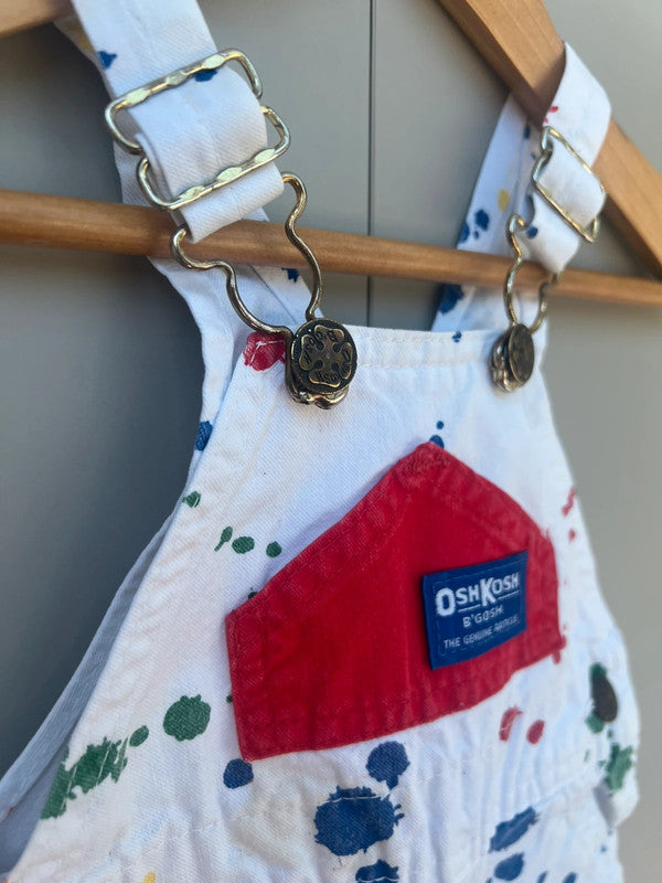 Oshkosh Paint Splatter Vintage Dungarees 9M