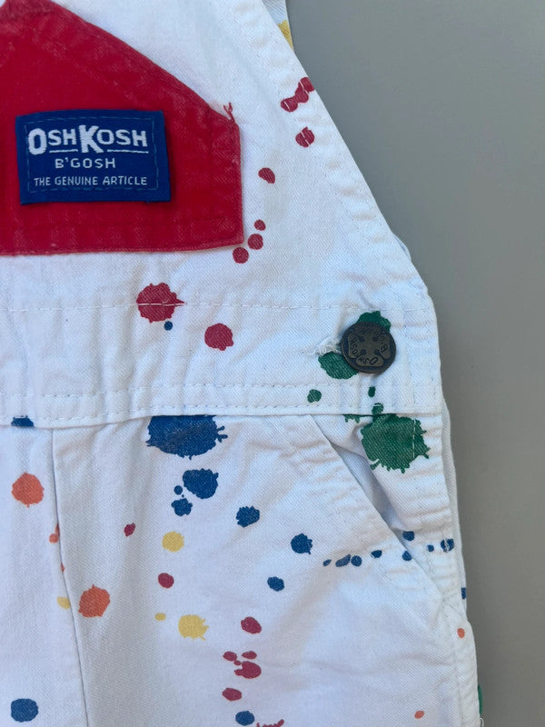 Oshkosh Paint Splatter Vintage Dungarees 9M