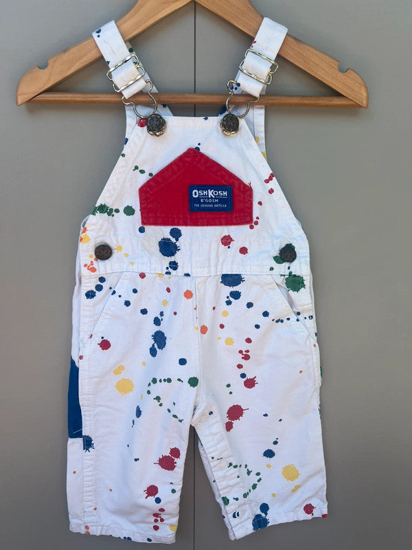Oshkosh Paint Splatter Vintage Dungarees 9M