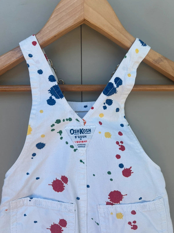 Oshkosh Paint Splatter Vintage Dungarees 9M