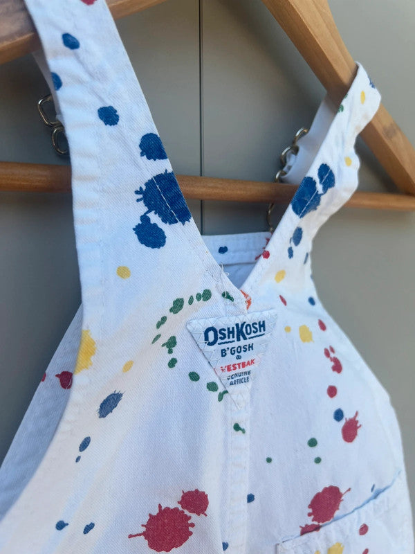 Oshkosh Paint Splatter Vintage Dungarees 9M
