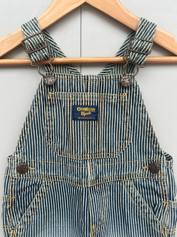 Oshkosh Navy Hickory Dungarees 18M