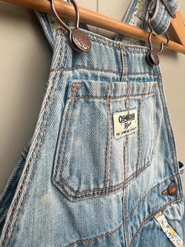 Oshkosh Denim Floral Turn Ups 12-18M