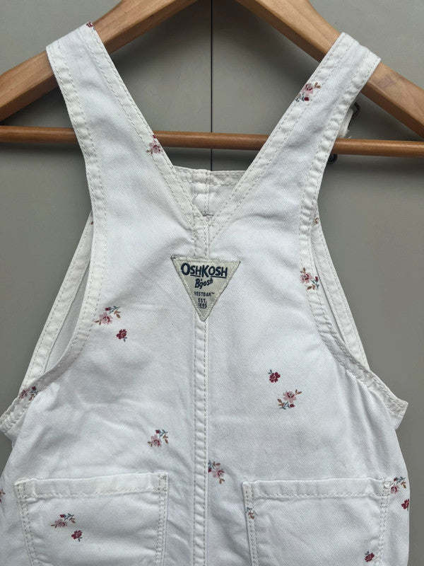 Oshkosh Floral Dungarees 24M