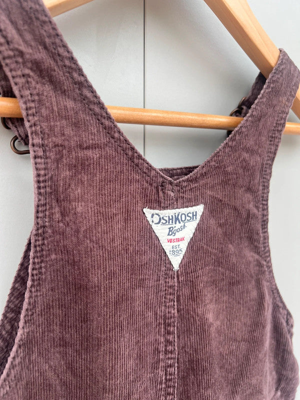 Oshkosh Corduroy Brown Dungarees 24M