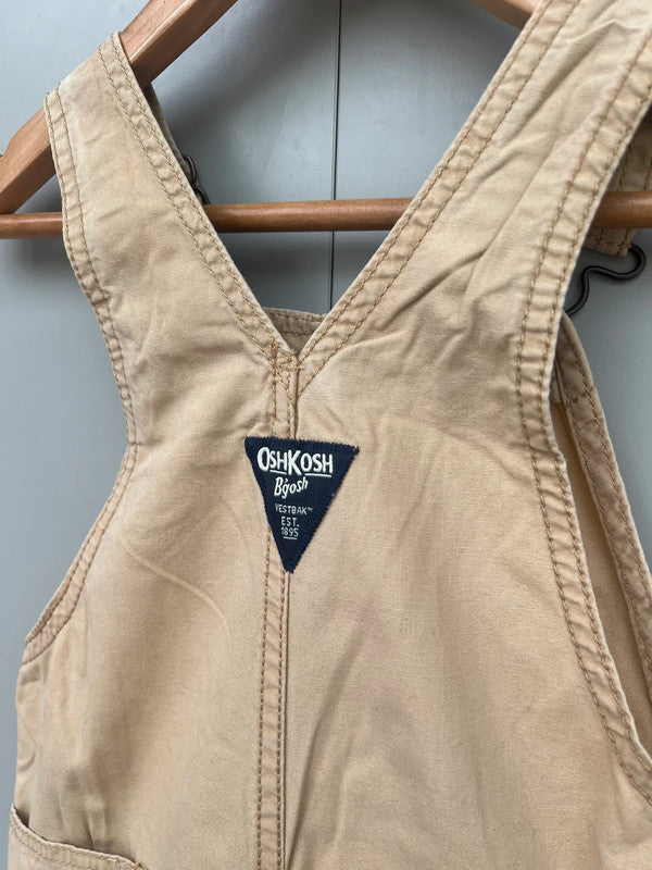 Oshkosh Cargo Beige Dungarees 3T