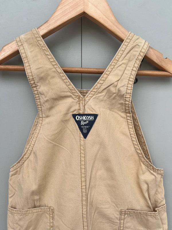 Oshkosh Cargo Beige Dungarees 3T