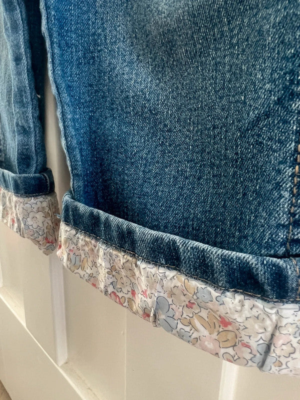 Oshkosh Denim Floral Dungarees 5T