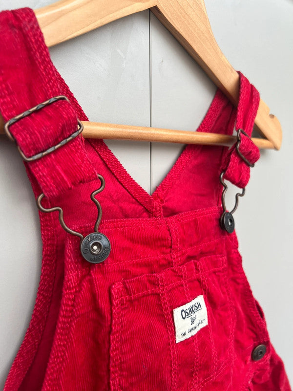 Oshkosh Red Corduroy Dress 2T