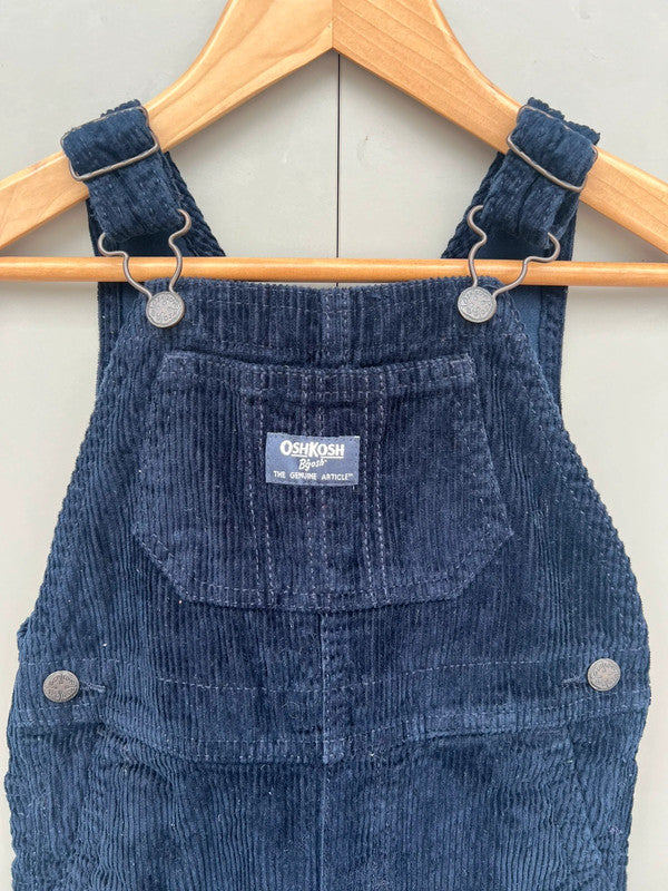 Oshkosh Navy Corduroy Dungarees 24M