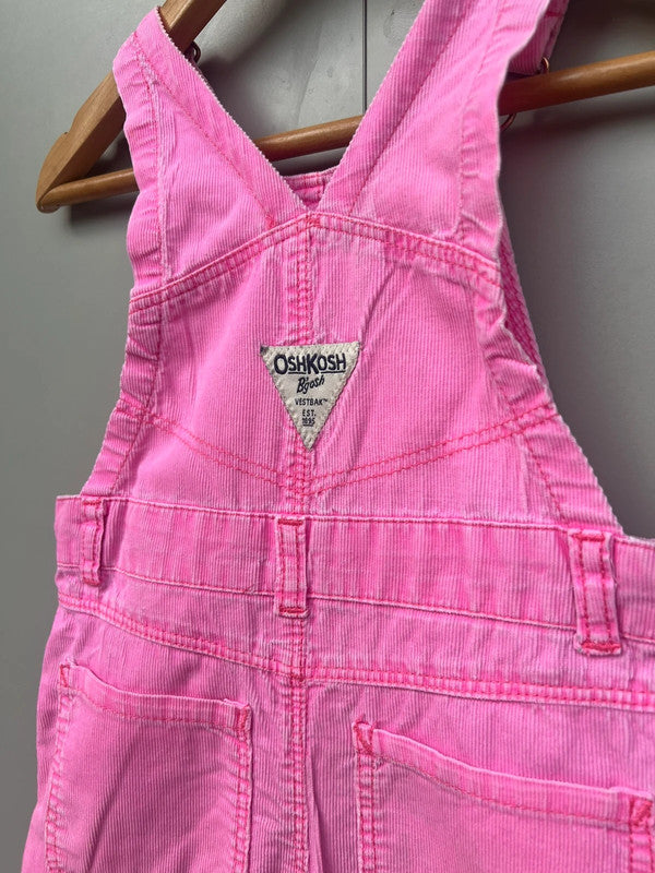 Oshkosh Corduroy Pink Dungarees 18M