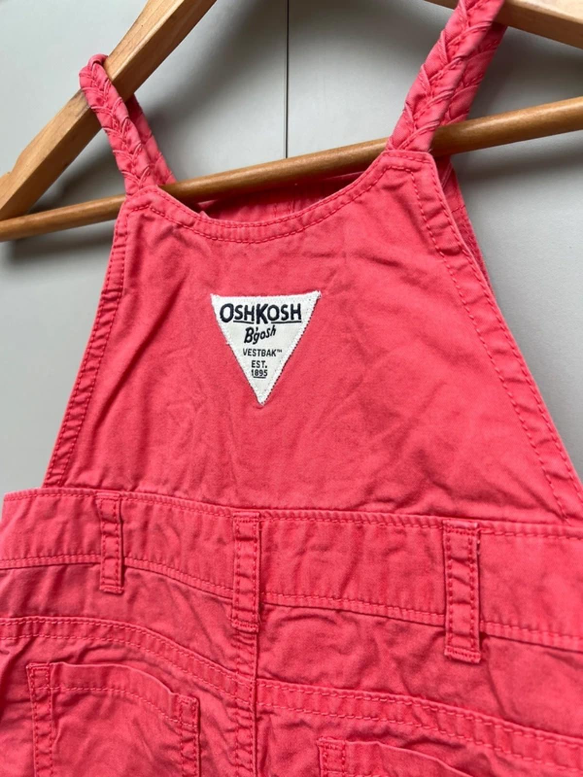 Oshkosh Coral Dungarees 9M