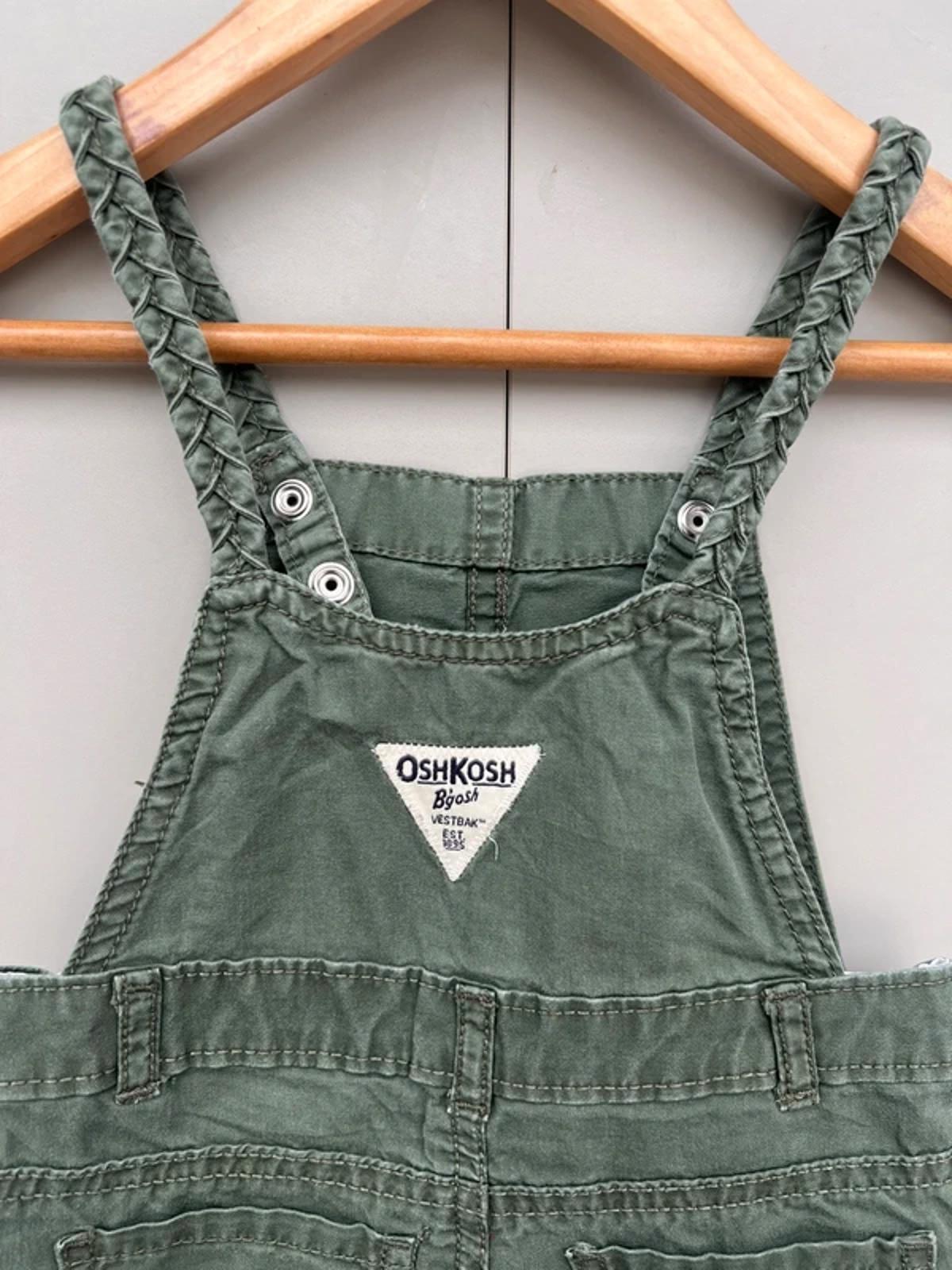 Oshkosh Khaki Dungarees 2T